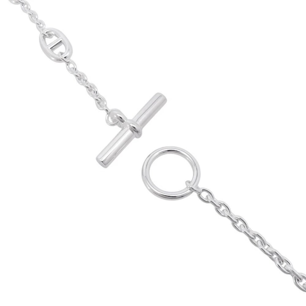 HERMES Chaine d'Ancre Farandole Necklace Size 80 SV925 - Picture 9 of 11